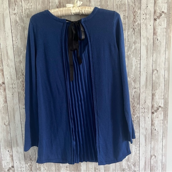 Soft Surroundings Blue Crew Neck Light Sweater XS New - Picture 2 of 5